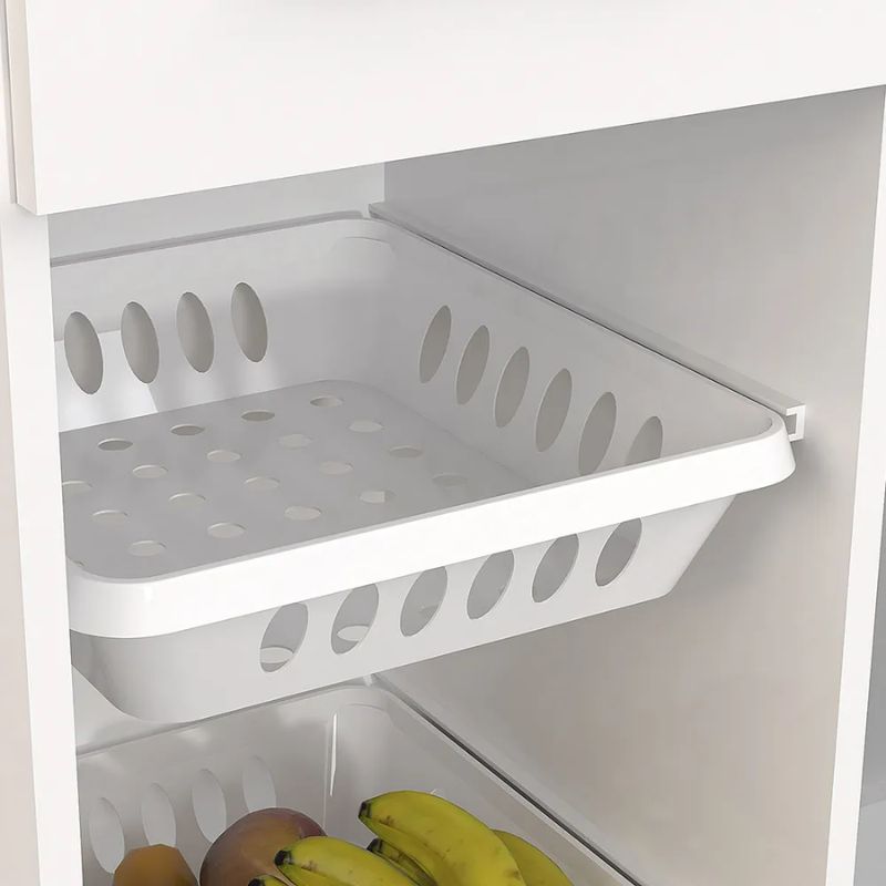 Fruteira de Chão para Cozinha 1 Porta 1 Gaveta Londres Magno - Branco, , large image number 3
