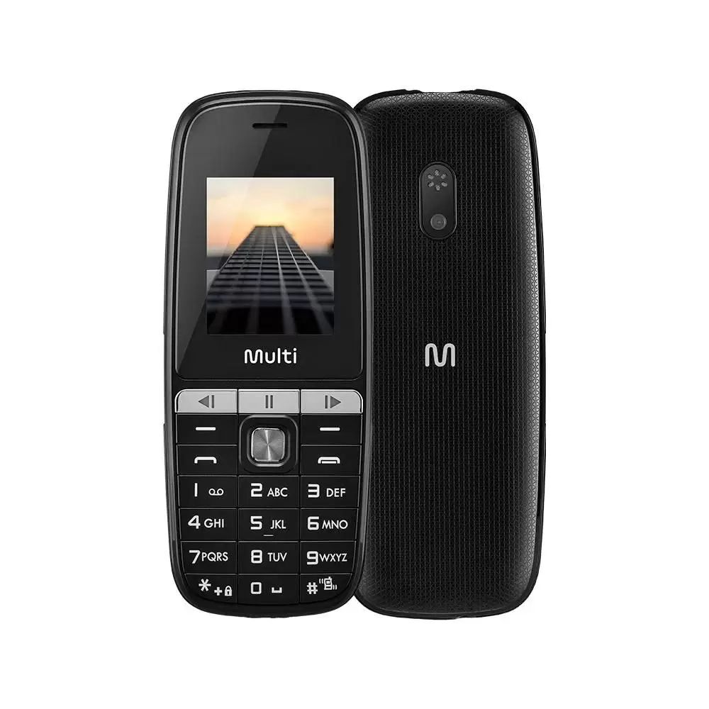 Celular Multilaser Up Play Preto Com Câmera 2 Chips MP3, Preto, large image number 0