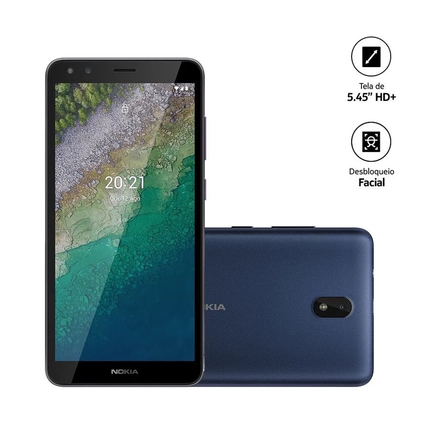 Smartphone Nokia C01 Plus Azul 32GB , Azul, large image number 1