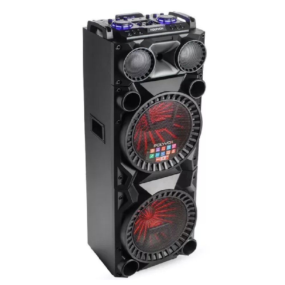 Caixa de Som Polyvox Bluetooth USB 1800W Bivolt XT1200T, , large image number 0
