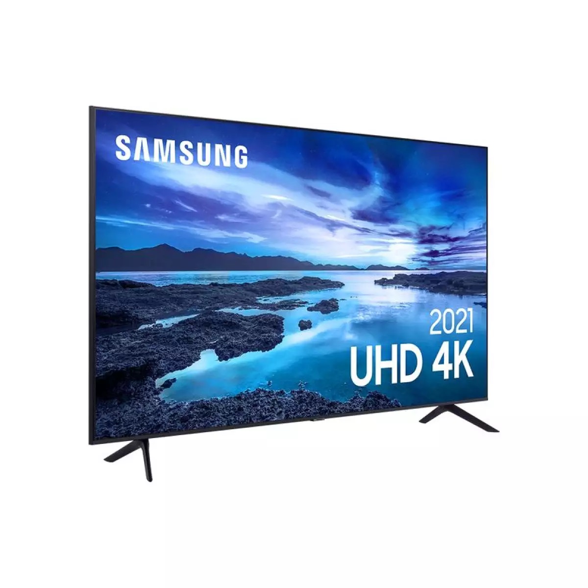 Smart TV 75 Polegadas Samsung UHD LED 4K Alexa Tela Sem Limites 3 HDMI UN75AU7700, , large image number 0