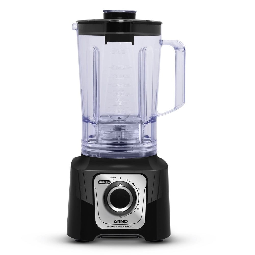 Liquidificador Arno Preto 15 Velocidades + Pulsar 3,1 Litros 2200W LN66