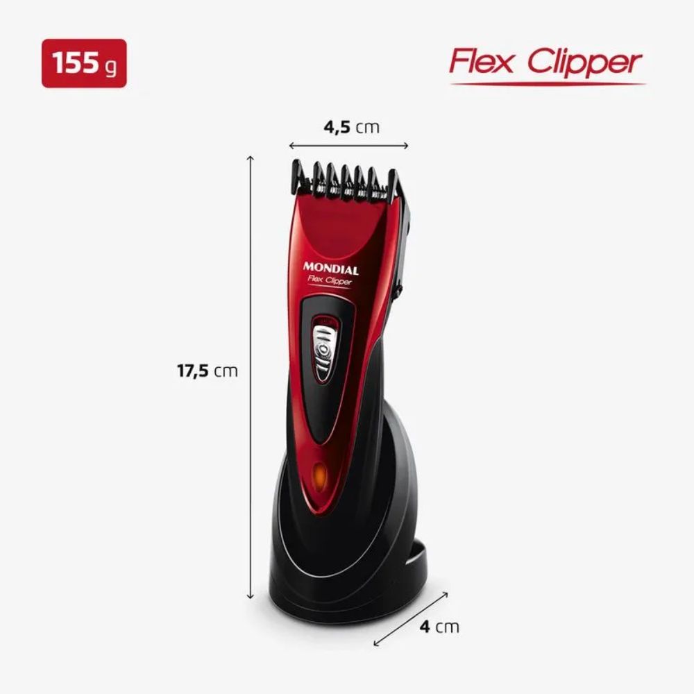 Cortador de Cabelos Mondial Flex Clipper Bivolt CR-04, , large image number 4