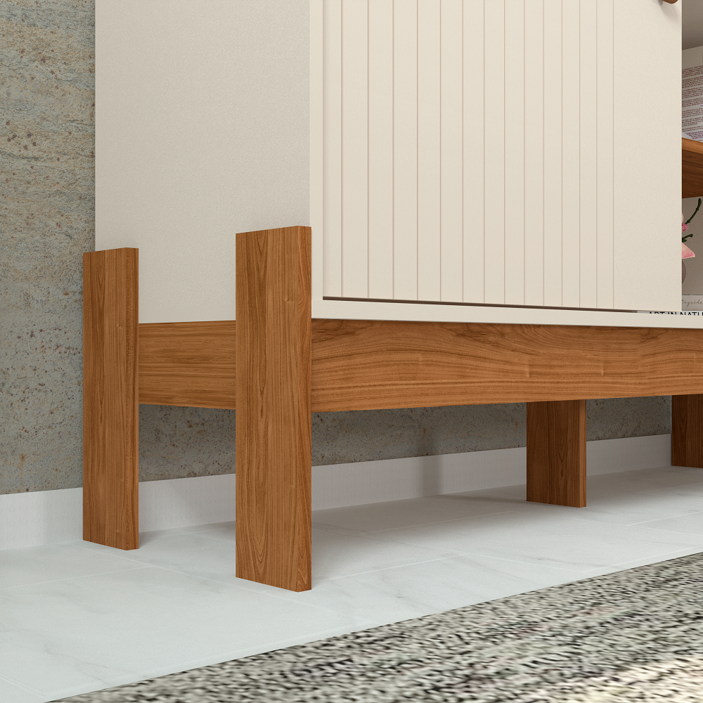 Rack com Painel para Tv até 42 Polegadas Mobler Wood, , large image number 3