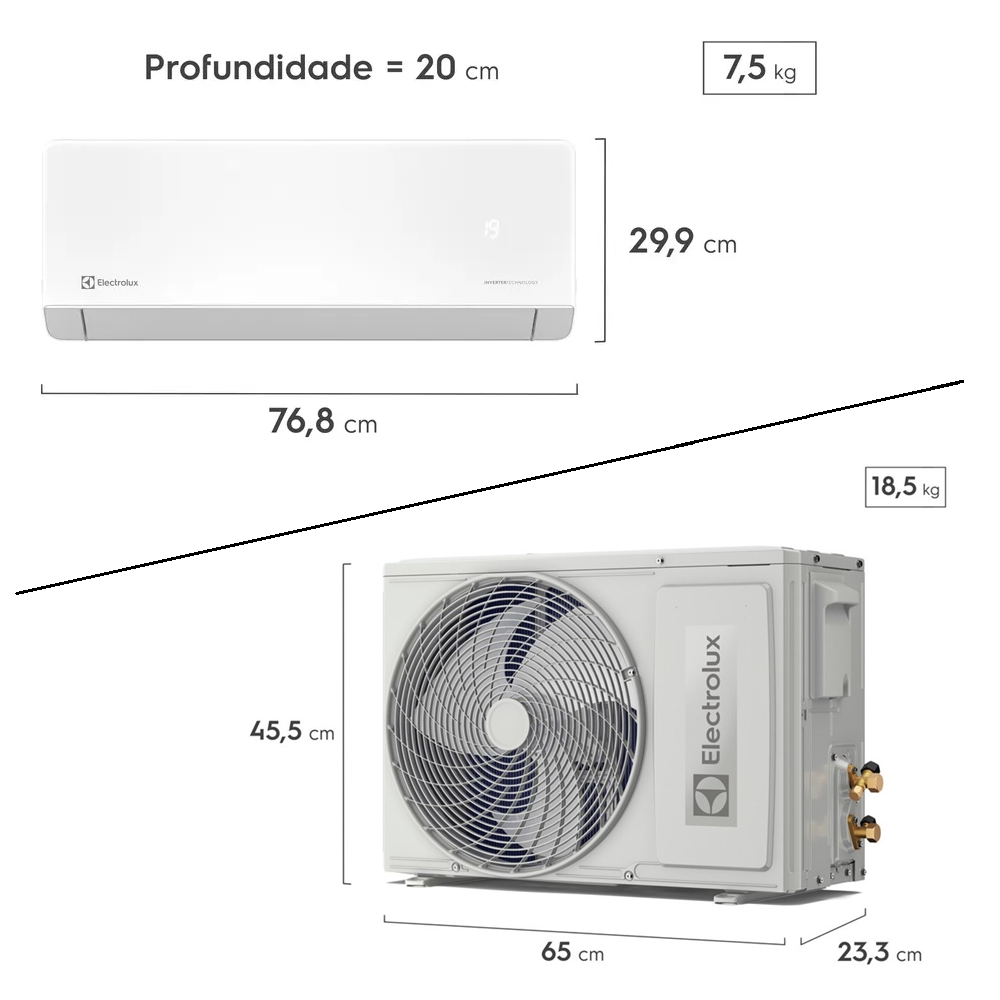 Ar Condicionado Split Electrolux Inverter 12000 Btus NI12F/NE12F 220V, , large image number 8
