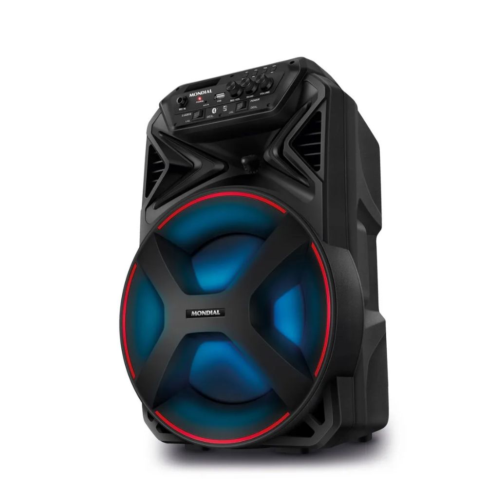 Caixa de Som Amplificada Mondial Bluetooth USB Rádio FM 250W Bivolt CM250, , large image number 0