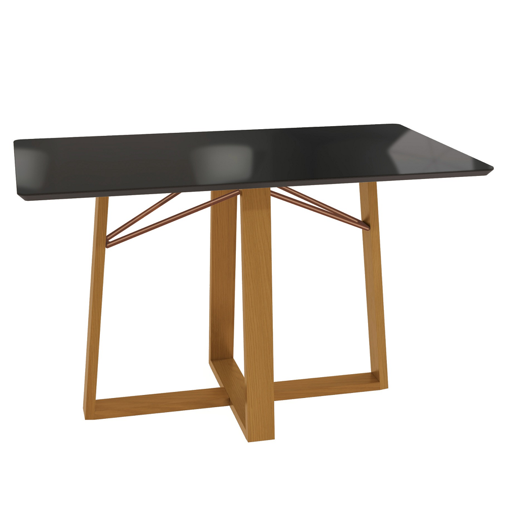 Mesa Sala de Jantar para 6 Cadeiras Retangular 160x90 Kappesberg CSJ020CA-PRFV7