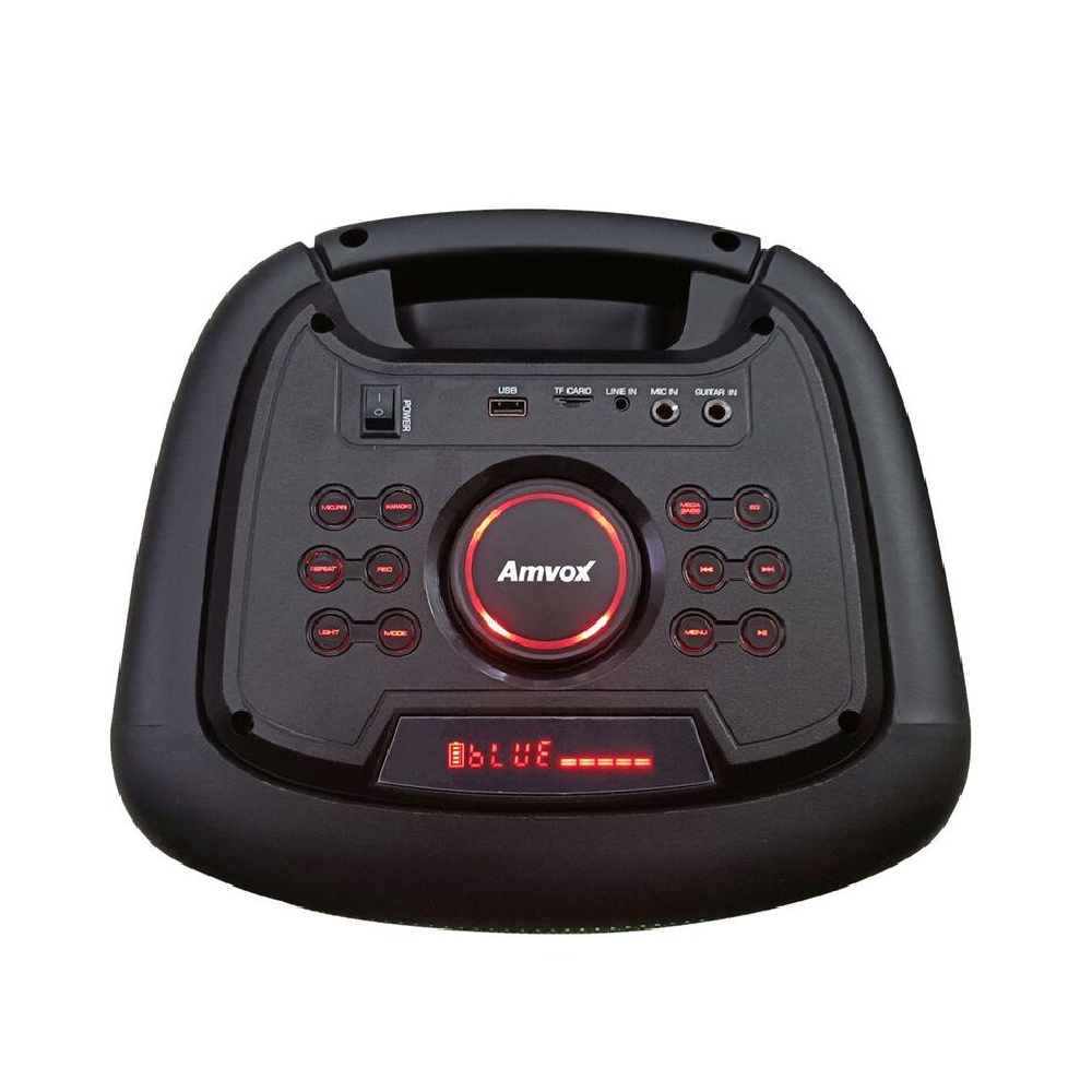 Caixa de Som Amplificada Amvox com LED Bluetooth USB 2000W Bivolt Party Vox Prime, , large image number 2
