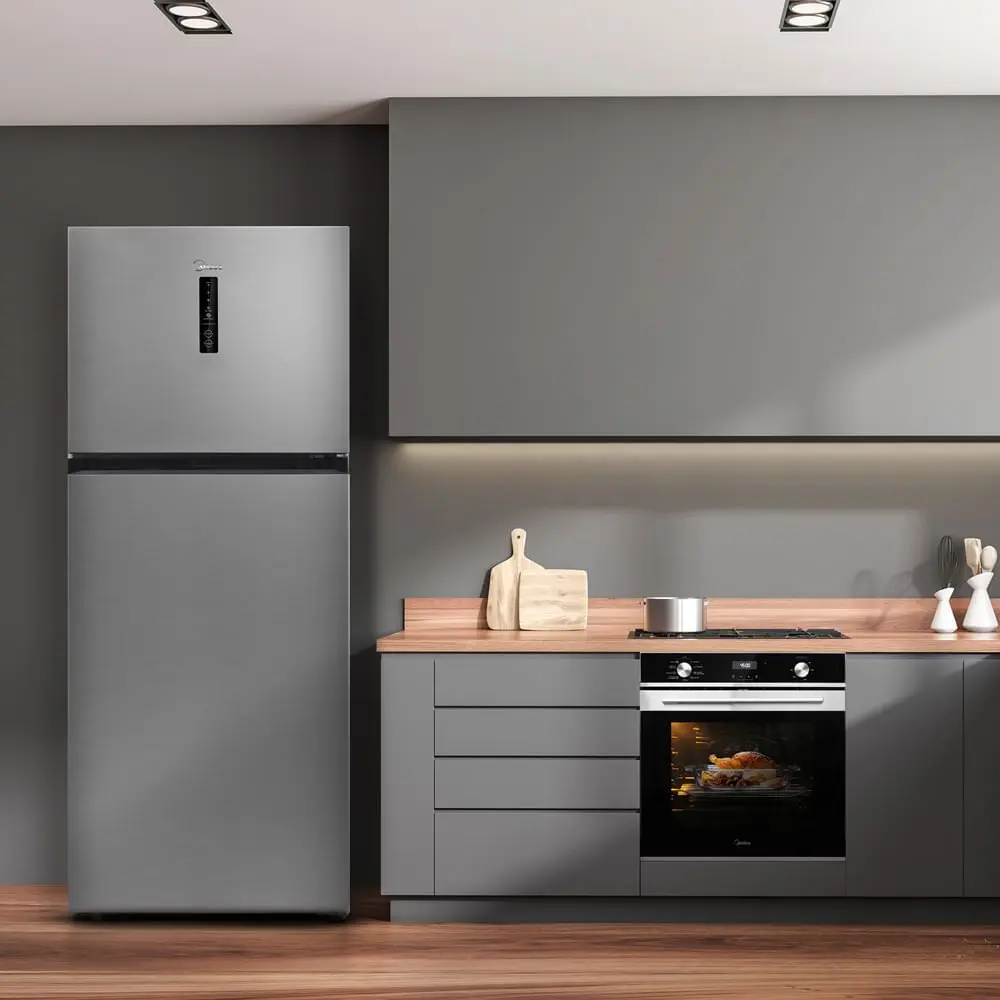Geladeira Midea Frost Free Duplex MD-RT645MTA012 463L 2 Portas Inox, , large image number 3