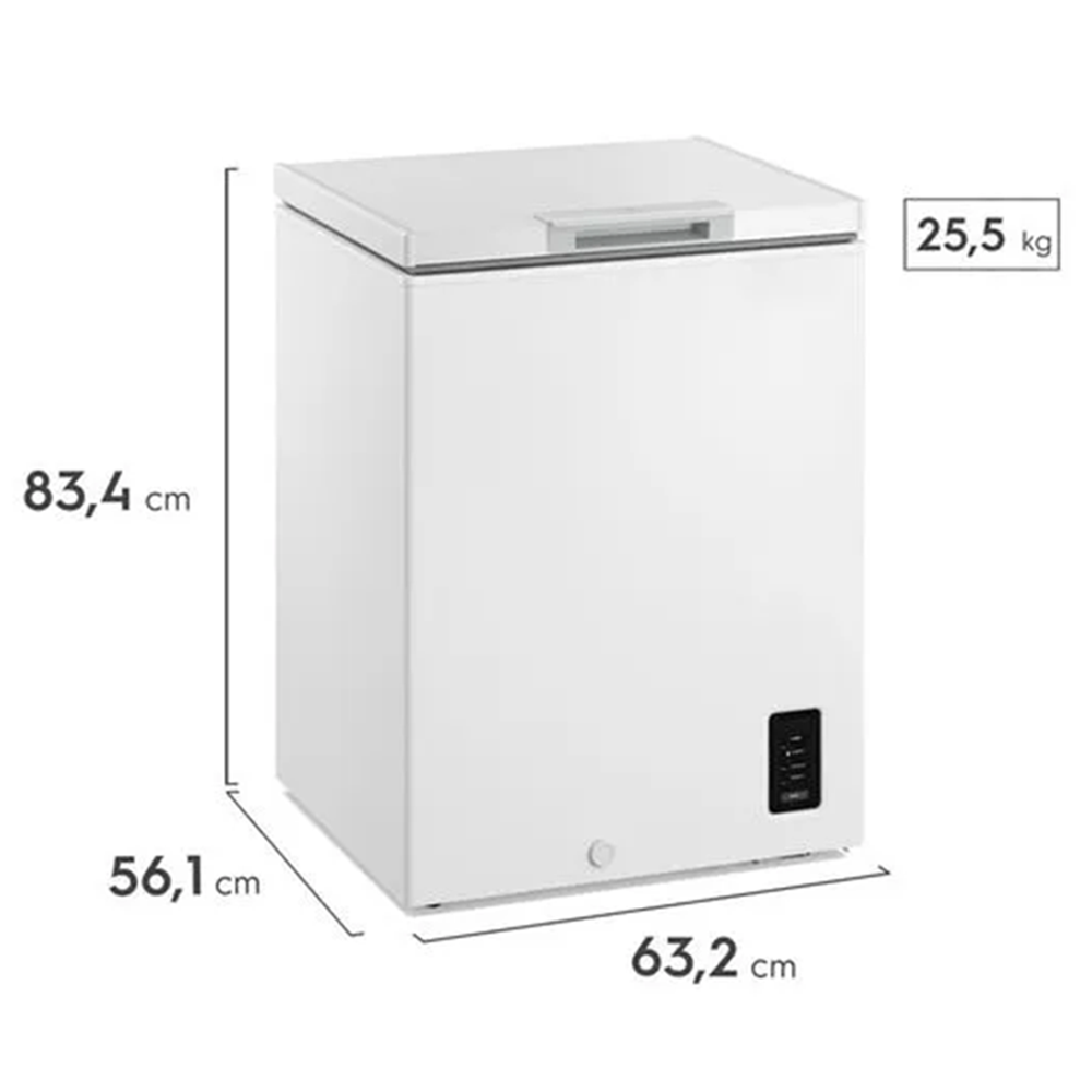 Freezer Horizontal Electrolux 1 Porta 141L 220V HB150 Branco, , large image number 7