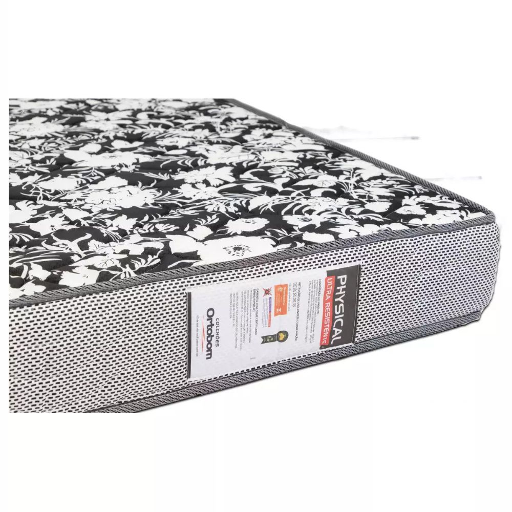 Cama Box Casal com Base Reconlflex e Colchão Physical Ultra  188x138x66cm Ortobom Preto, , large image number 3