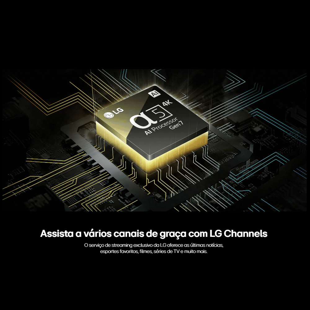Smart TV 50" LG UHD Processador a5 Ger 7 AI Alexa Controle Smart Magic 50UT8050PSA, , large image number 7