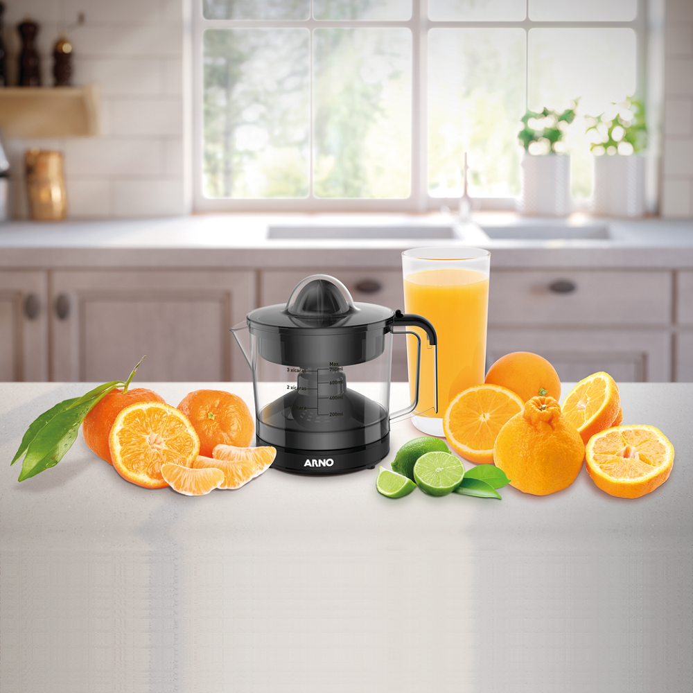 Espremedor de Frutas Arno Suco Express Preto 40W e 750ml CP31 220V, , large image number 5