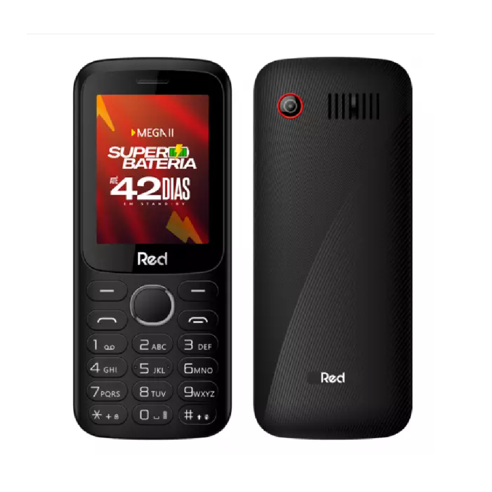 Celular Red Mobile Mega II Com Câmera Bluetooth 2 Chips Rádio FM, , large image number 1