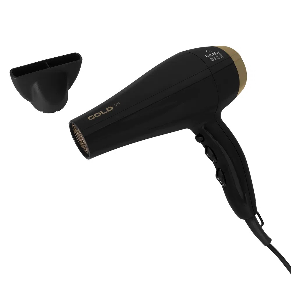 Secador de Cabelo Gama Italy Gold Íon 2200W 220V, , large image number 1