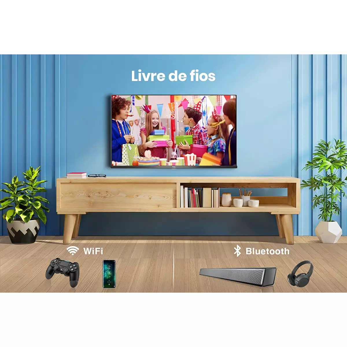 Smart TV 32 Polegadas Semp LED Full HD Wifi Android 2 HDMI 32S615, , large image number 1