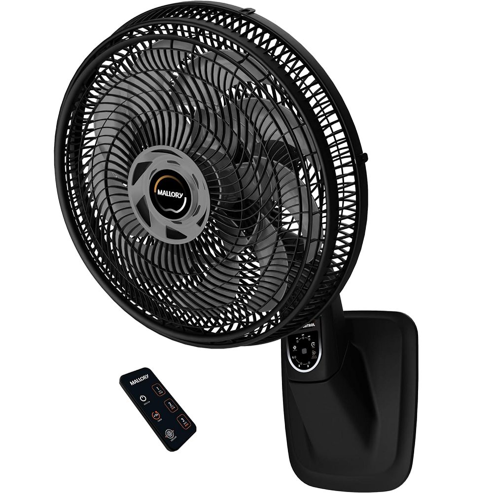 Ventilador de Parede Mallory 40cm Smart Control 15 P&aacute;s 140W 220V com Controle Remoto, , large image number 1