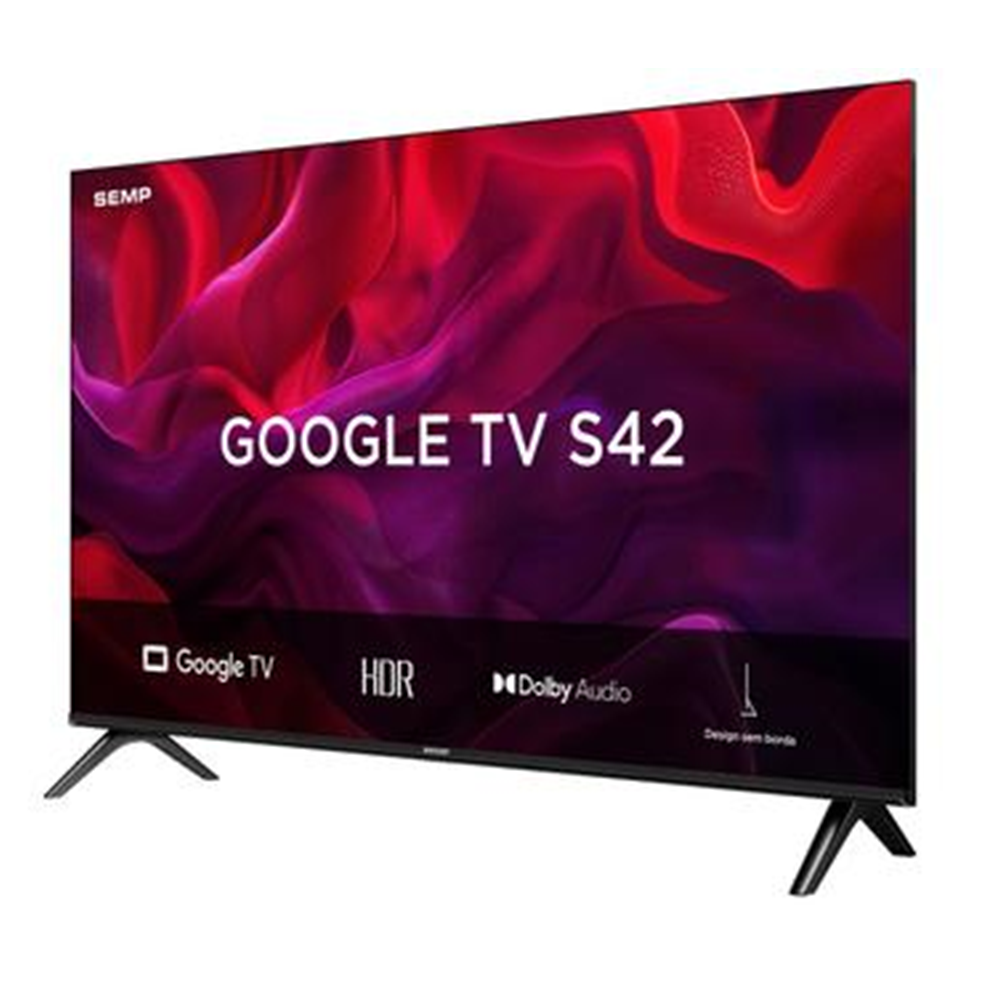 Smart TV 43 Polegadas Semp FHD Wi-Fi Google Tv 2 HDMI 1 USB 43S42, , large image number 1