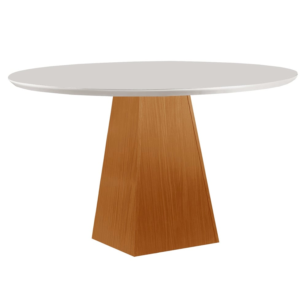 Conjunto Mesa de Jantar 4 Cadeiras Redonda Riviera LJ Tendency 110cm Marrom, , large image number 2
