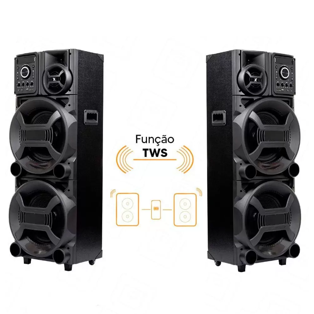 Caixa Amplificada ACA2201 New X 2200W Amvox com LED, , large image number 2