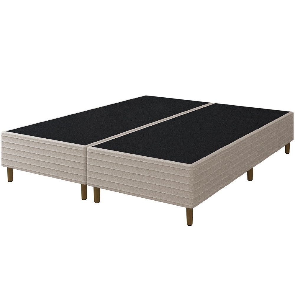 Base Box King Bronx Bege 193x203x38 cm Umaflex