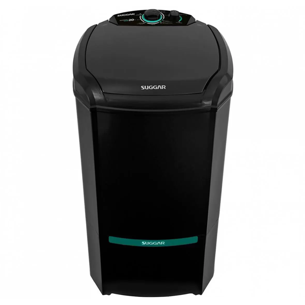 Tanquinho de Lavar Roupas Suggar Semiautomático 20kg 220v LE2002 - Preto