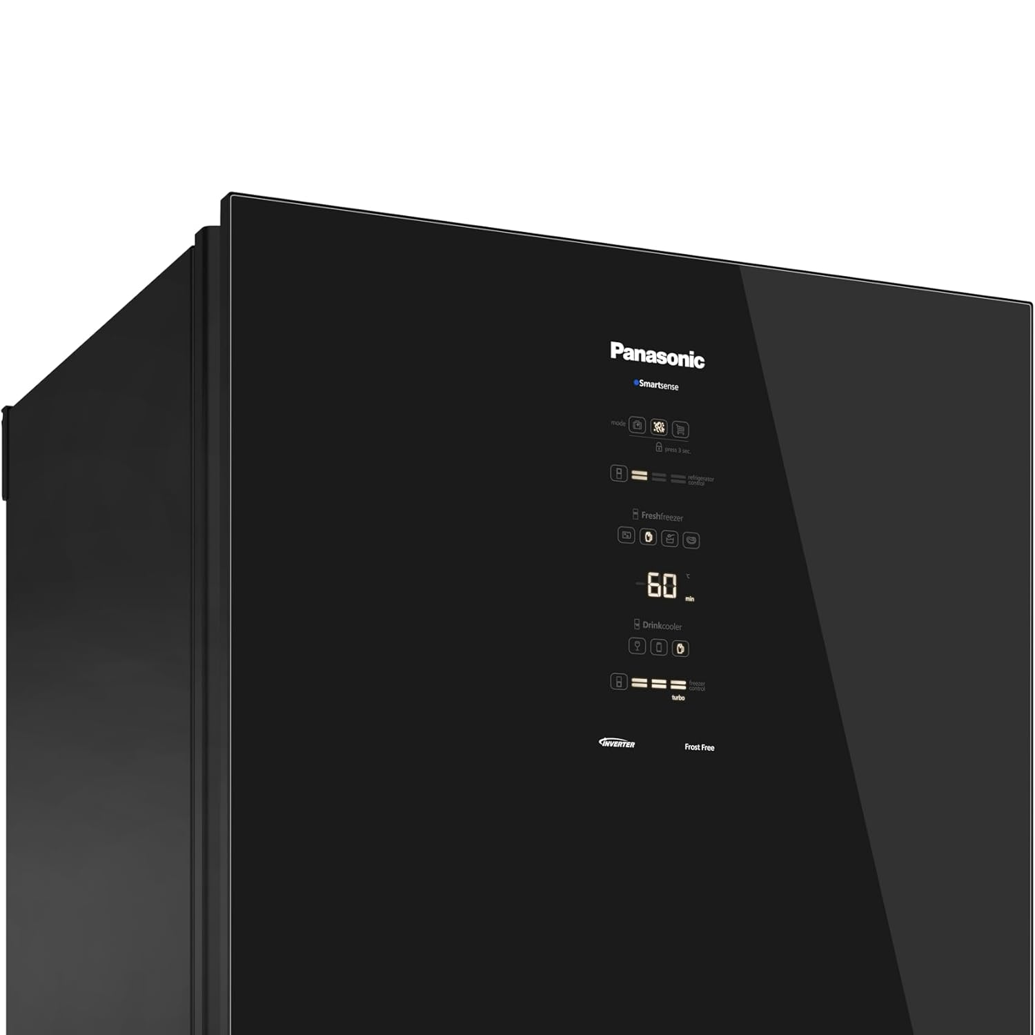 Geladeira Panasonic Frost Free 2 Portas Glass Preta 467L 220V BB65GV7BB Inverter, , large image number 3