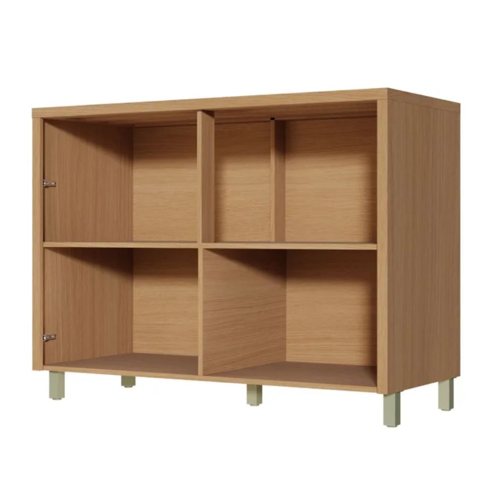Balcão de Cozinha com Tampo 2 Portas Carvalho/Greige 100% MDF Nesher, , large image number 1