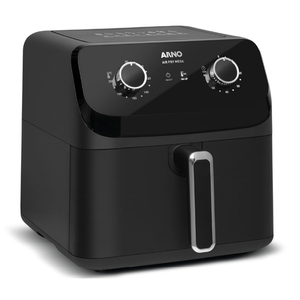 Fritadeira Elétrica Air Fryer Arno Sem Óleo 7,5 Litros 220V 1700W Mega AFM7 Preta, , large image number 1