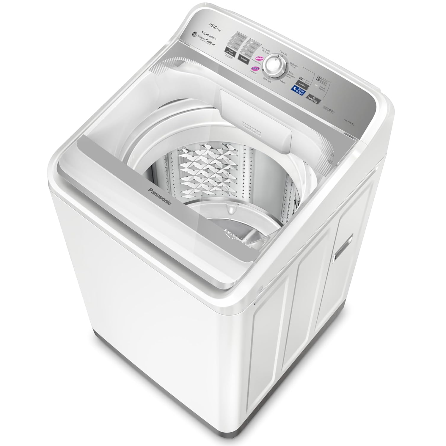 M&aacute;quina de Lavar Roupas Panasonic 15kg 220V NA-F150B1WB Branca, , large image number 3
