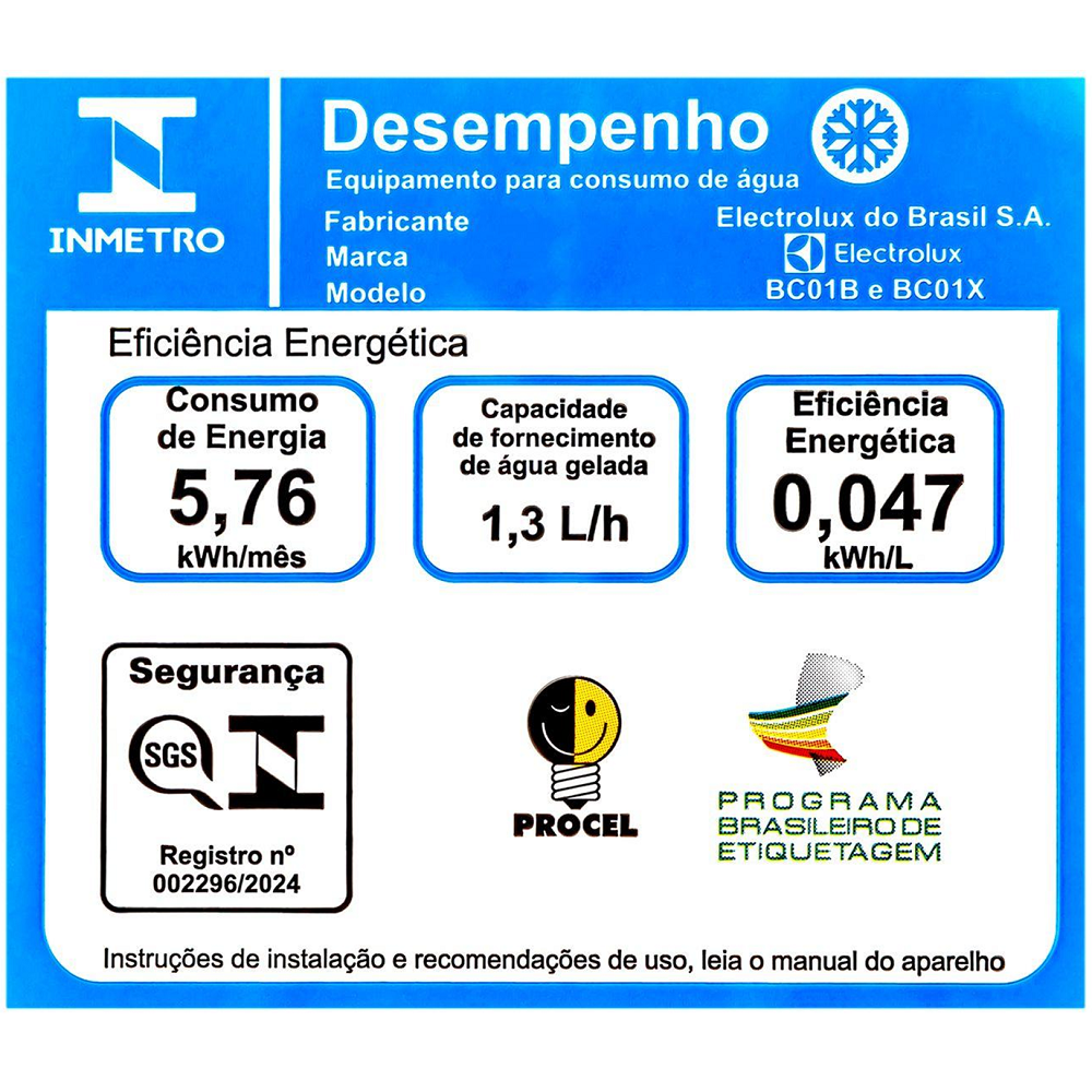 Bebedouro De Água Electrolux De Mesa Branco 220V BC01B, , large image number 6