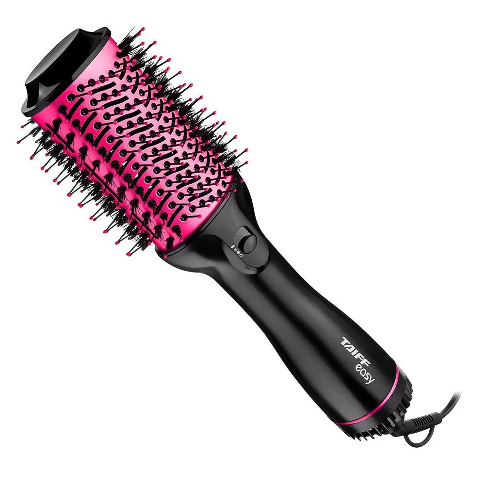 Escova Secadora de Cabelo Taiff Oval Profissional Easy Pink 1200W 220V