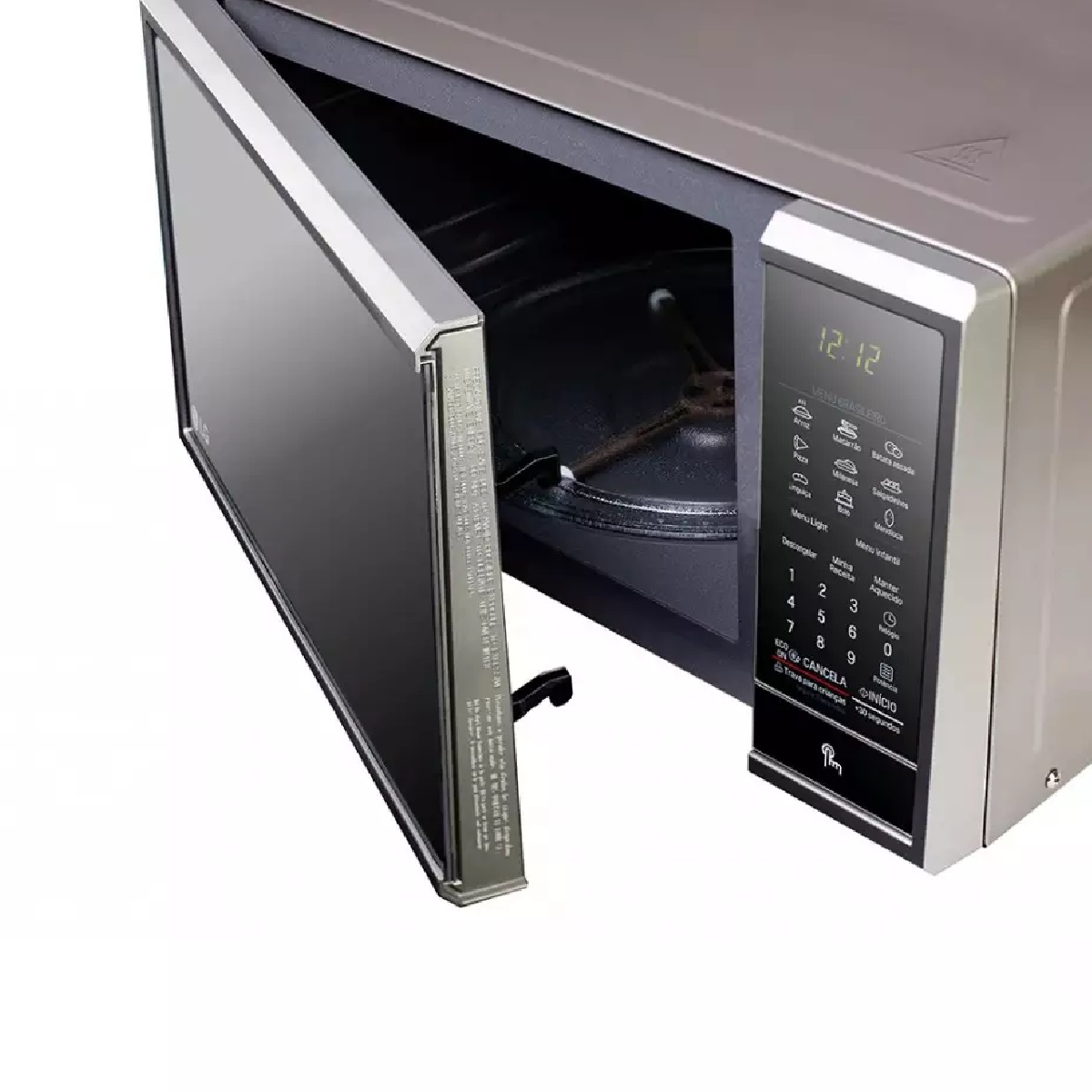 Micro-ondas LG 30 Litros Prata 220V MS3095LRA, , large image number 2