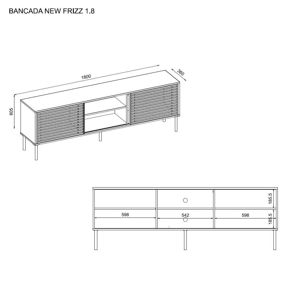 Rack Para Tv At&eacute; 70 Polegadas Mel Caemmun New Frizz, , large image number 4