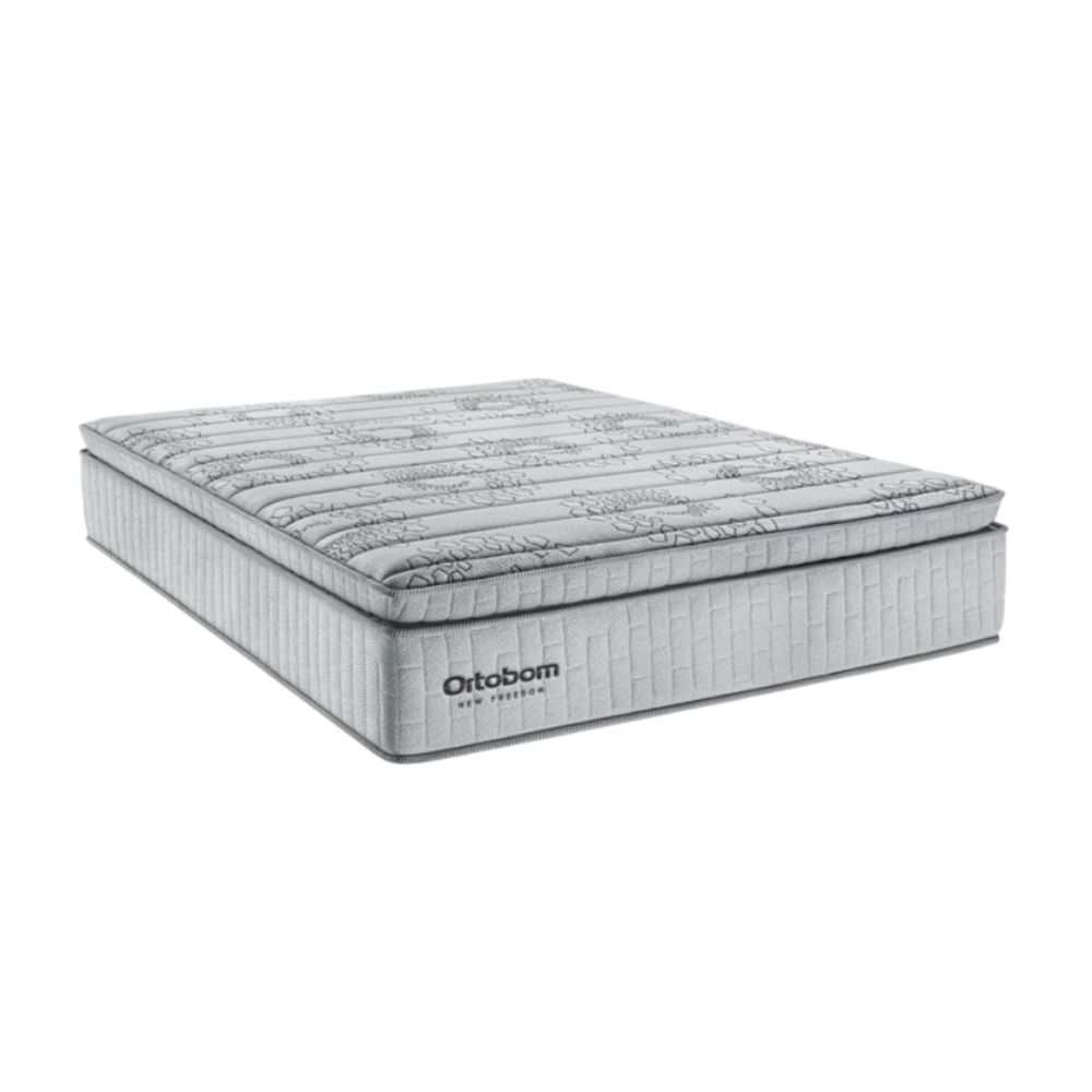 Colchão Casal Espuma D33 Molas Ensacadas Freedom 138x188x32 cm Ortobom