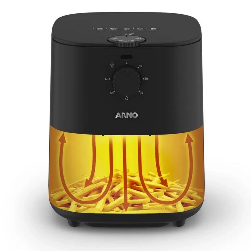 Fritadeira Elétrica Air Fryer Arno Sem Óleo 3,5 Litros 1430W 220V Essential AFE3, , large image number 3