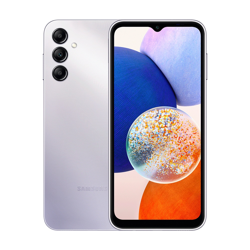 Smartphone Samsung Galaxy A14 Preto 5G 128GB Câmera Tripla, Prata, swatch