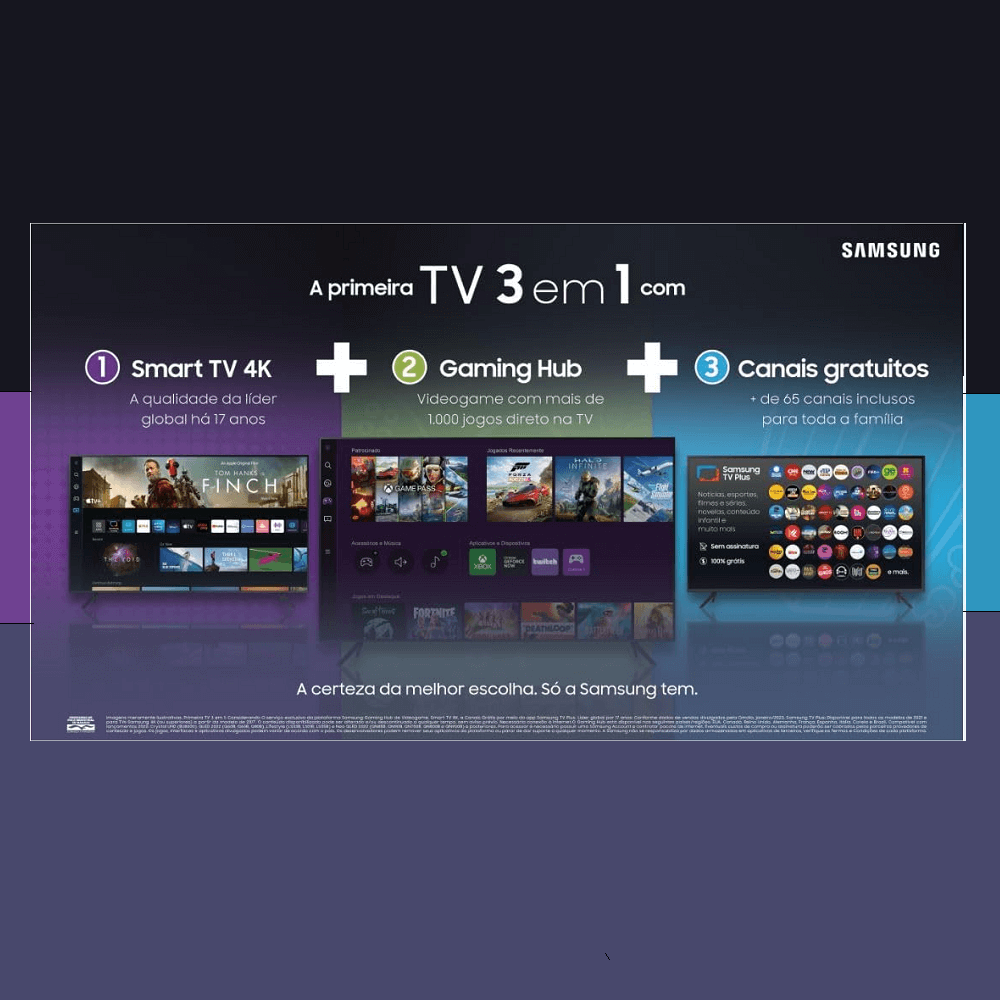 Smart TV 55 Polegadas Samsung Led 4K Wi-Fi Bluetooth Alexa 3 HDMI UN55CU7700, , large image number 2
