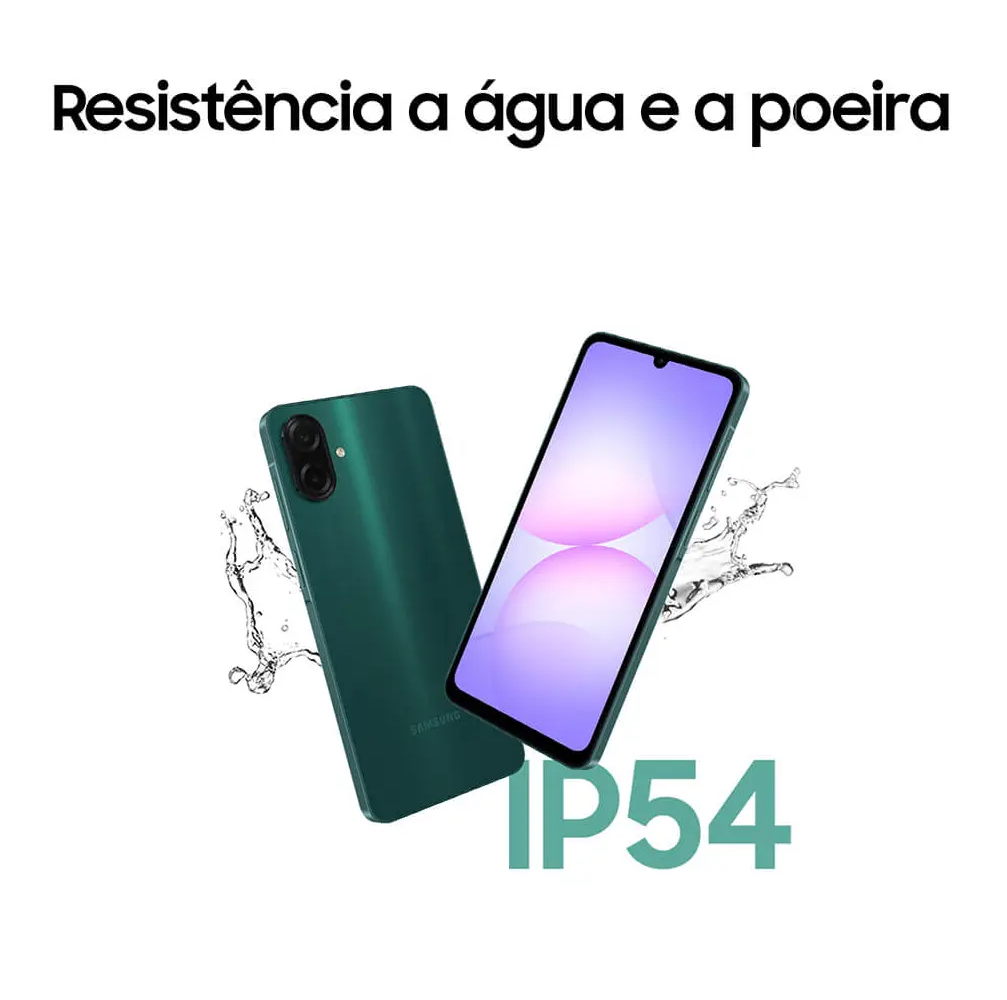 Smartphone Samsung A07 Verde 128GB 4GB RAM Tela 6,7" C&acirc;mera Dupla + Selfie 8MP, , large image number 1