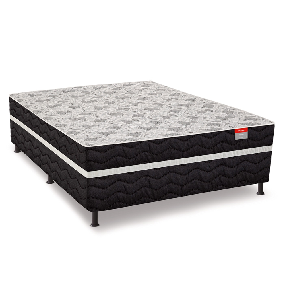 Cama Box Conjugada Casal Espuma D28 Lyon 188x138x55 cm Reconflex