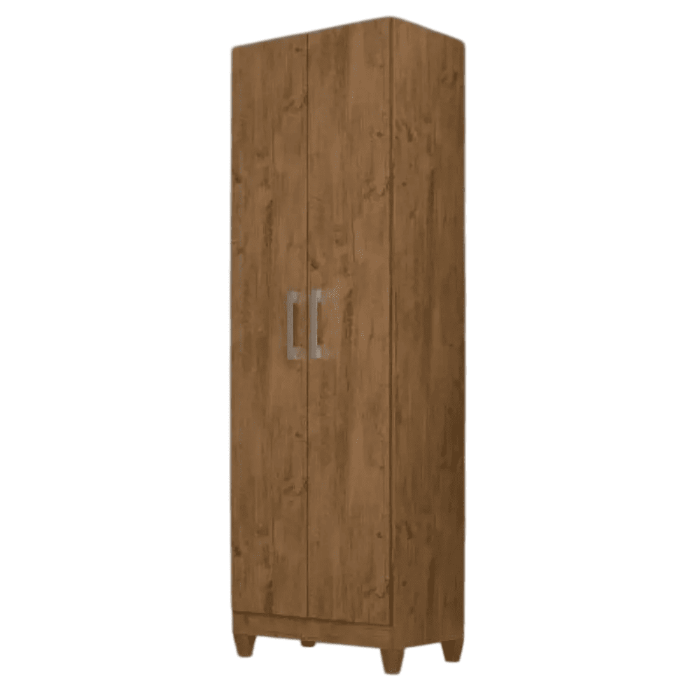 Arm&aacute;rio Multiuso New Iris Moval 2 Portas e 4 Prateleiras c/ P&eacute;s