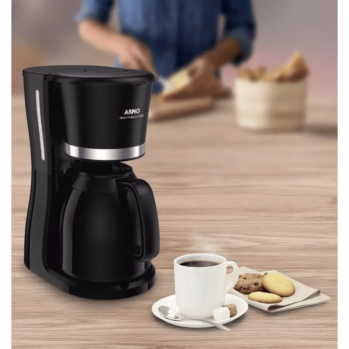 Cafeteira Elétrica Arno Preta 25 Xícaras 220V CM1328B2, , large image number 1