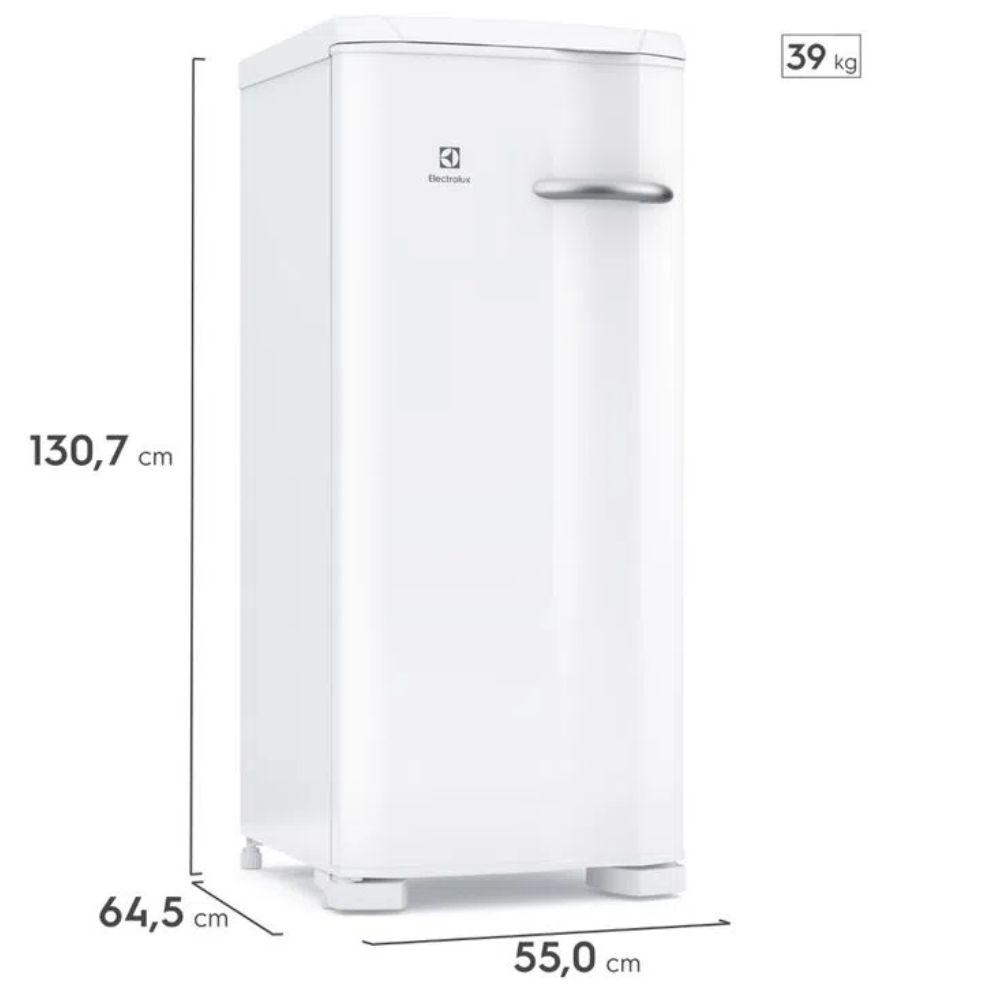 Freezer Vertical Electrolux 1 Porta 162 Litros Cycle Defrost FE19 220V Branco, , large image number 1