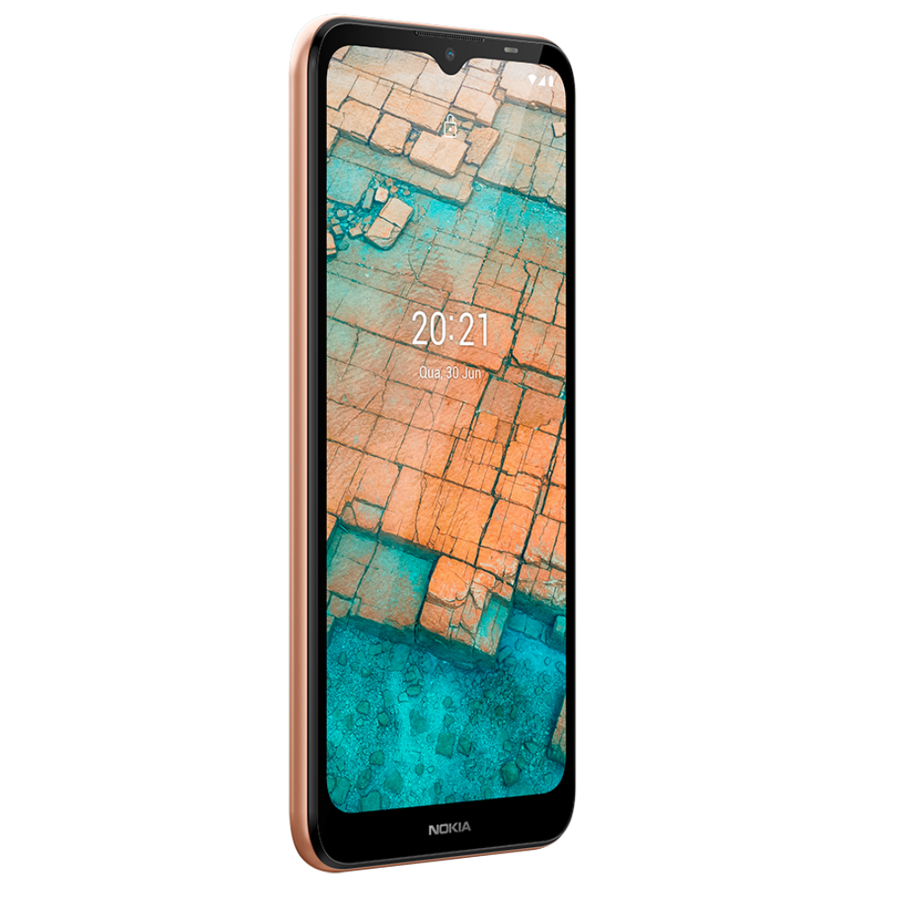 Smartphone Nokia C20 32GB NK038, DOURADO, large image number 4