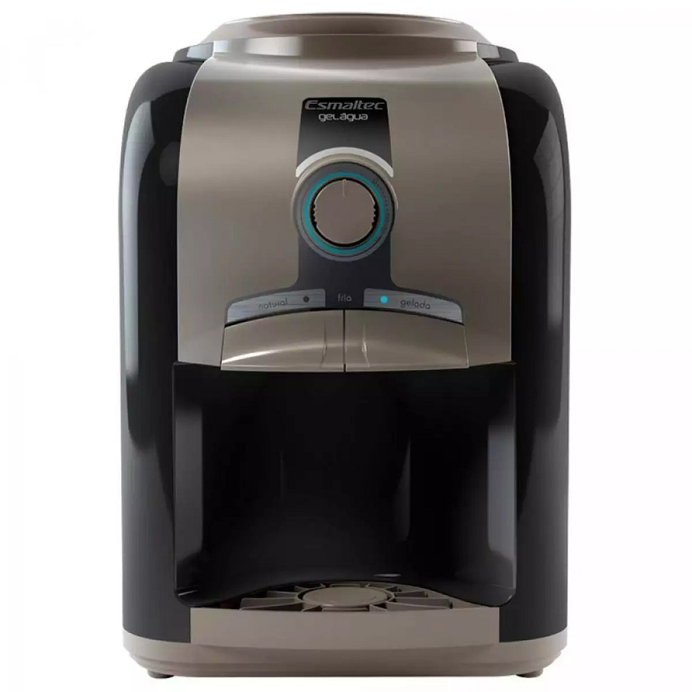 Bebedouro de &Aacute;gua Esmaltec de Mesa Preto 220V EGM30