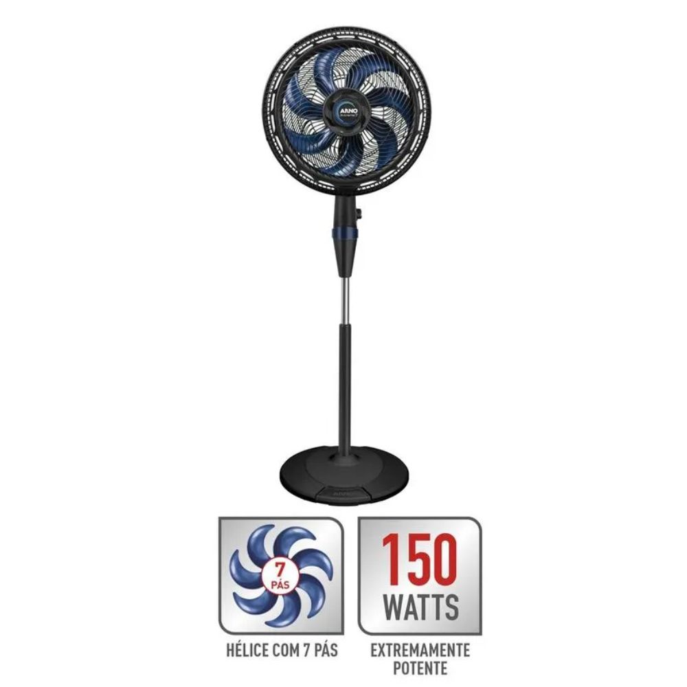 Ventilador De Coluna Arno 40cm X-Treme 7 Pás 220V VE7C, , large image number 2