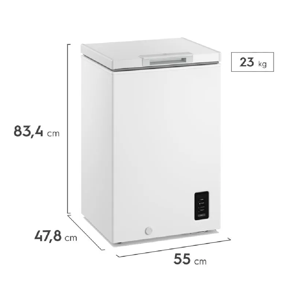 Freezer Horizontal Electrolux 1 Porta 95L Bivolt HB100 Branco, , large image number 3