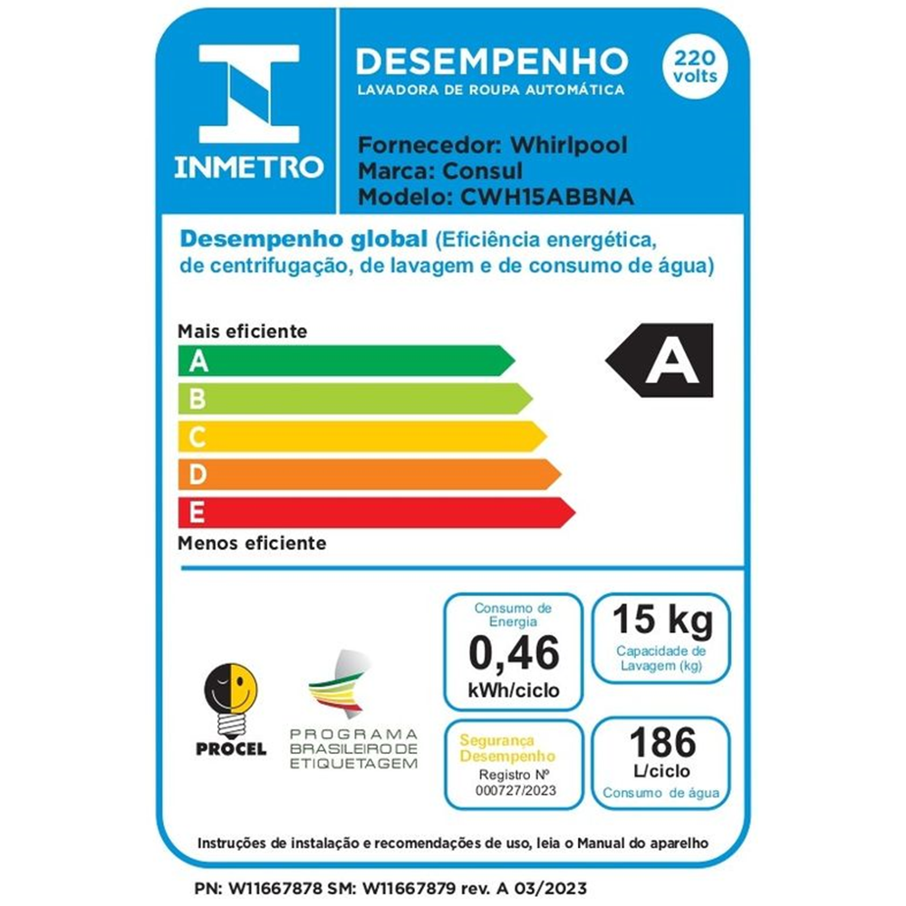 Máquina de Lavar Consul 15Kg CWH15AB com Dosagem Extra Econômica, , large image number 3