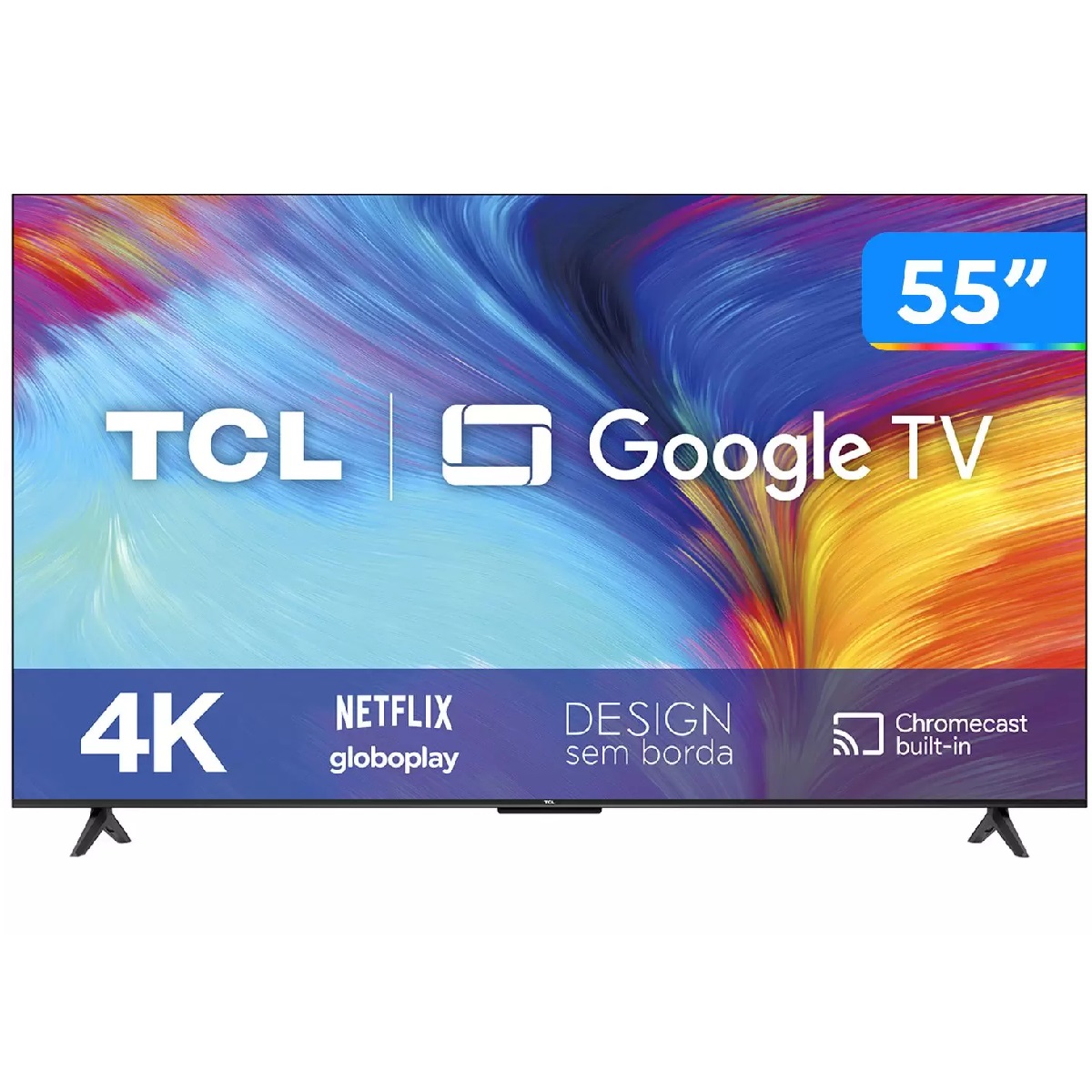 Smart TV 55 Polegadas TCL LED 4K Wifi Bluetooth 3 HDMI 55P635, , large image number 0