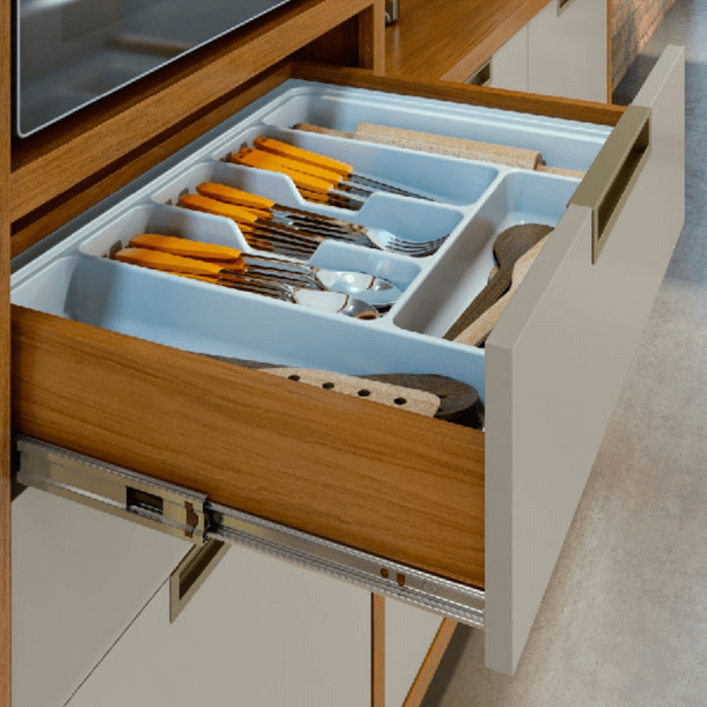 Cozinha Compacta Loft Nesher Imperatriz 6 Portas e 2 Gavetas 100% MDF, OffWhite, large image number 3